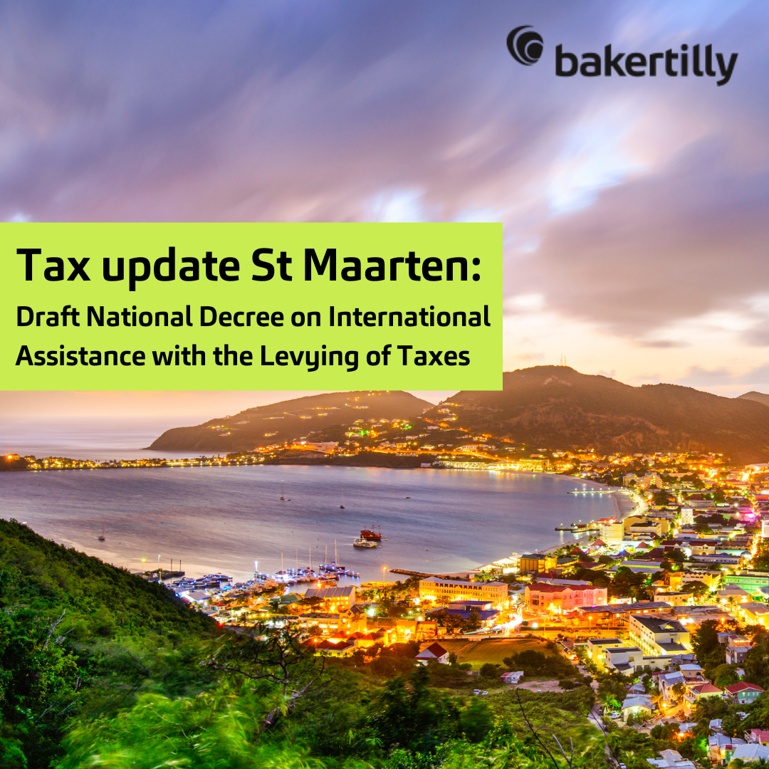 Baker Tilly Sint Maarten Tax Levy Nov 2021 Social Post