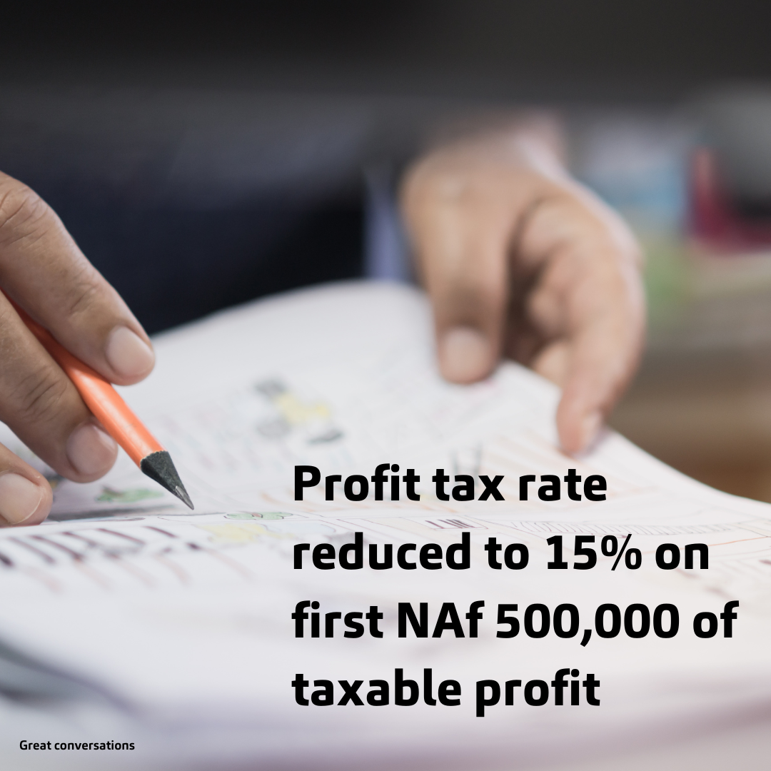 Profit Tax Reduction Square